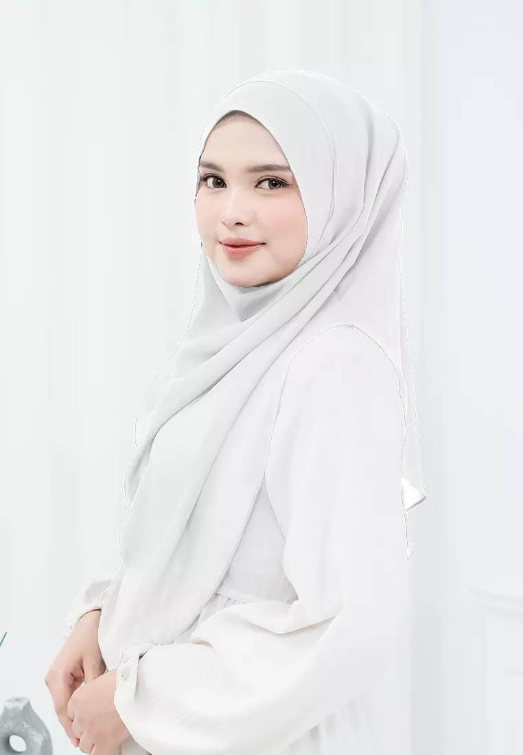 HIJAB INSTAN ZHAZA - BROKEN WHITE