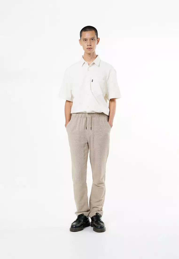3Second Men's Long Drawstring Pants Regular Fit Cotton Viscose Ritmo HP-C130325