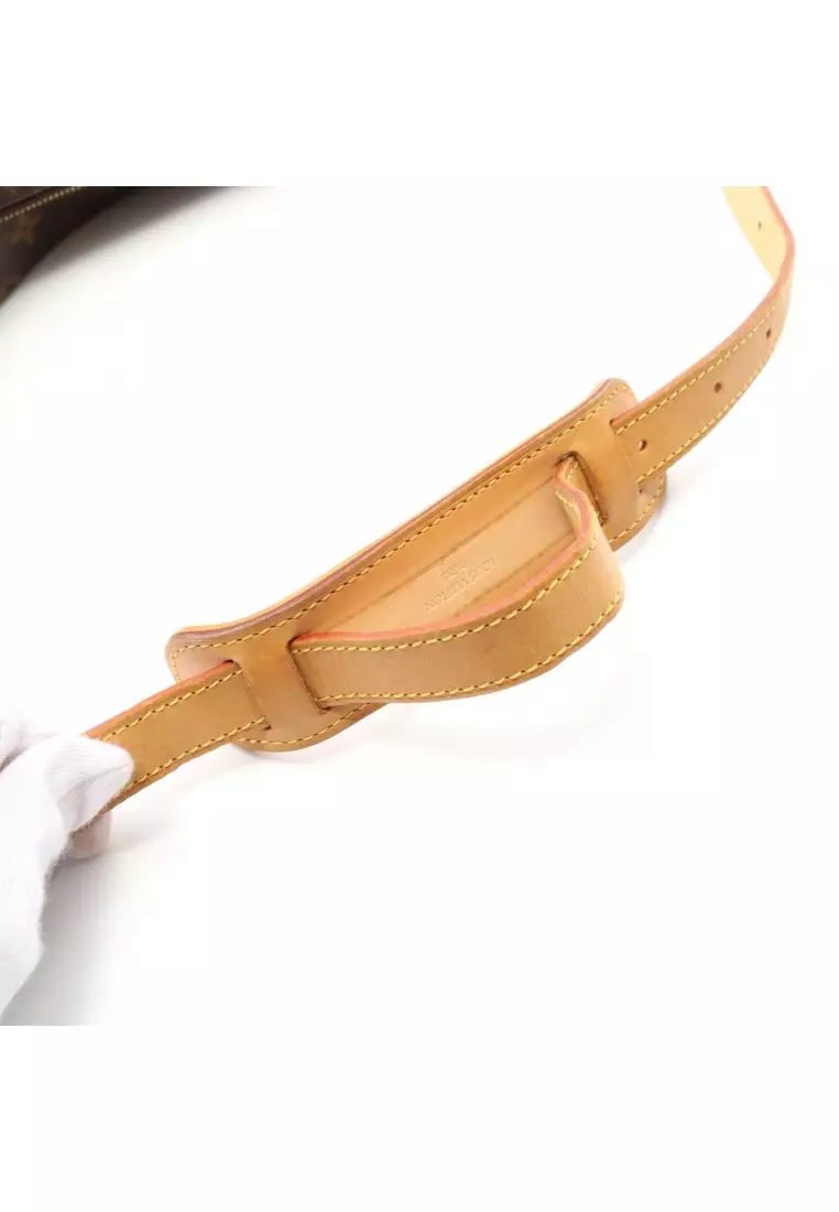 Pre-Loved Louis Vuitton Boulogne PM monogram Shoulder bag PVC leather Brown