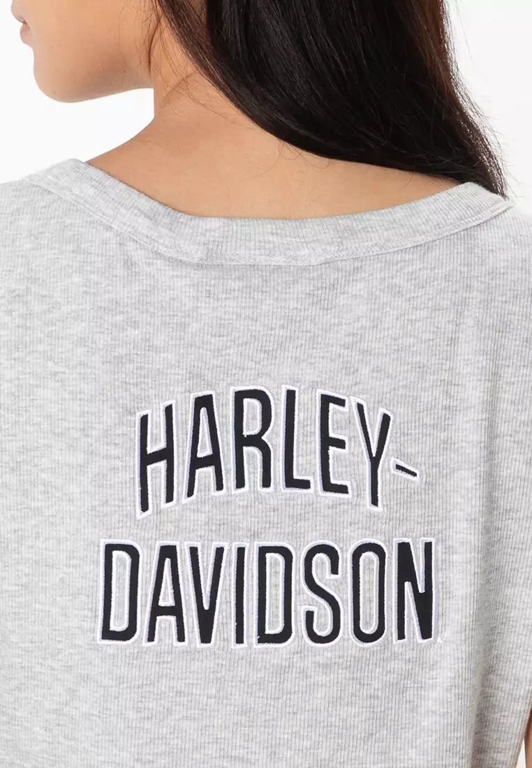 Harley-Davidson® Essential Arched Font Babydoll Tee
