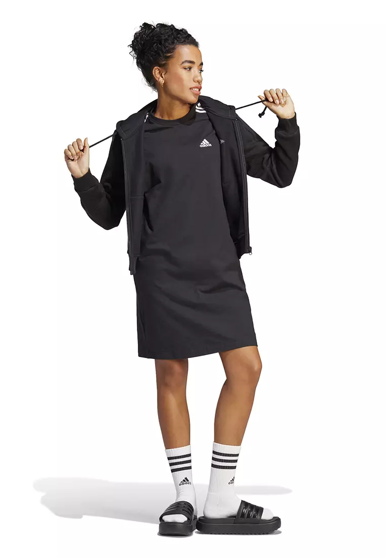 Buy ADIDAS Essentials 3Stripes Single Jersey Boyfriend Tee Dress 2024