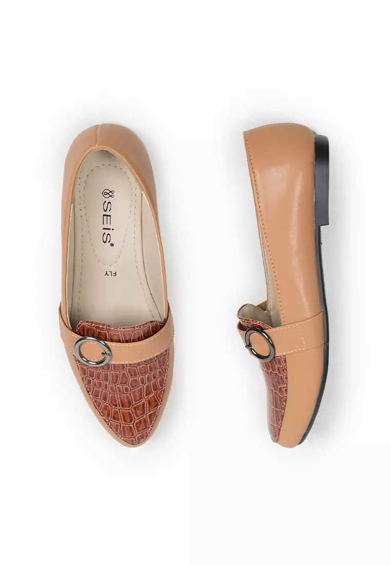 SEIS Fly Sepatu Flatshoes Wanita - MOCCA