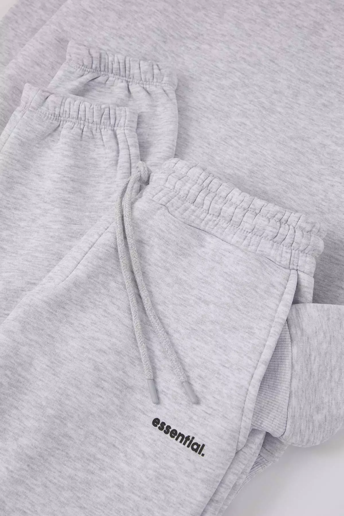 Grimelanj Regular Cut Text Printed Warm Sweatshirt Tracksuit