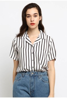 Belanja Kemeja Lengan Pendek Wanita Online Zalora Indonesia