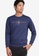 361° 藍色 Basketball Series Sweatshirt D78F9AA52ECF68GS_1