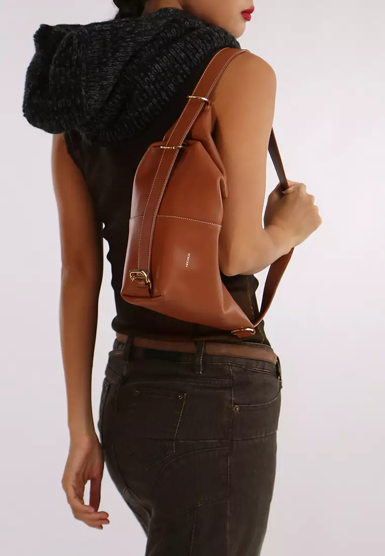 Empiricism 7-Way System Shoulder / Crossbody Bag Small - Caramel