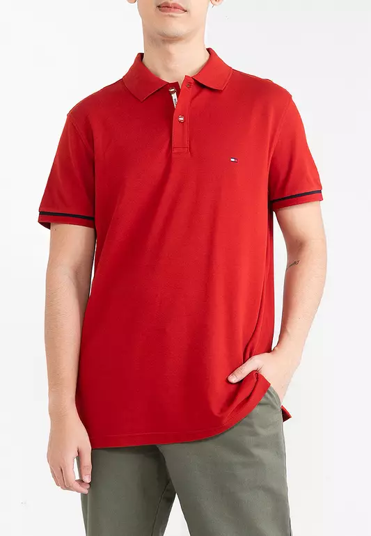 Under Placket Detail Polo Shirt