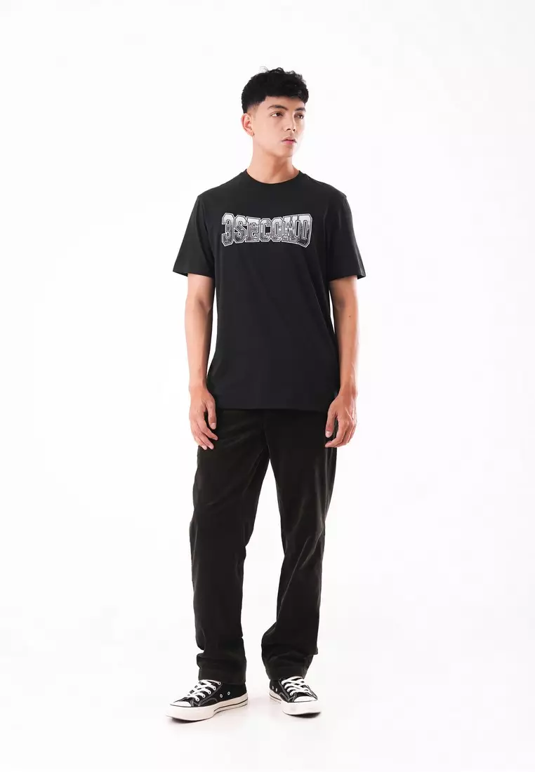 3Second Men's T-Shirt Short Sleeve Regular Fit 330324