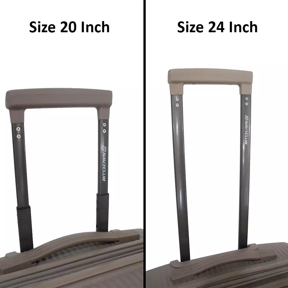 Navy Club Nacio Koper Hardcase - Fiber PP 4 Roda Putar TSA Lock - Size 20/24 Inch