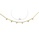 Glamorousky silver 925 Sterling Silver Plated Gold Simple and Delicate Star Necklace with Cubic Zirconia CFA28AC3D16FDFGS_2