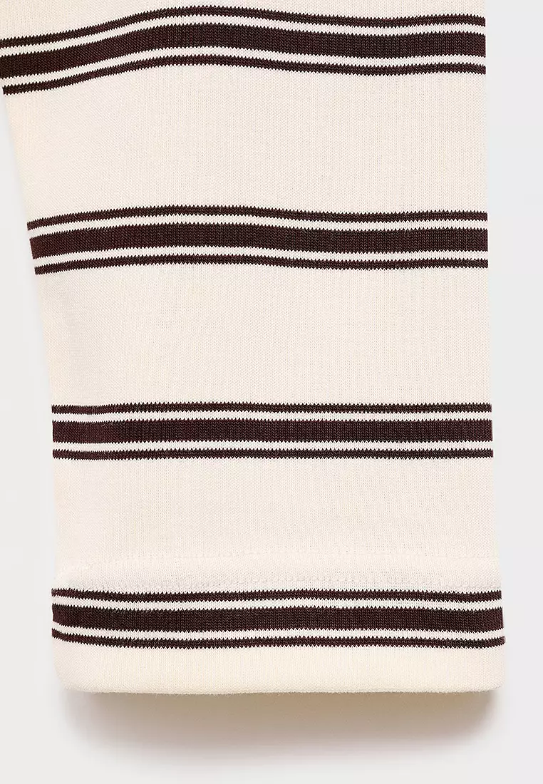 Striped Cotton-Blend Sweatshirt