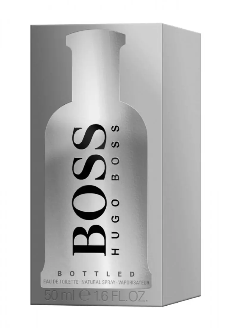 BOSS Bottled Eau de Toilette for Men 50ml - Apple, Cinnamon, Woods - Fruity Woody EDT Perfume