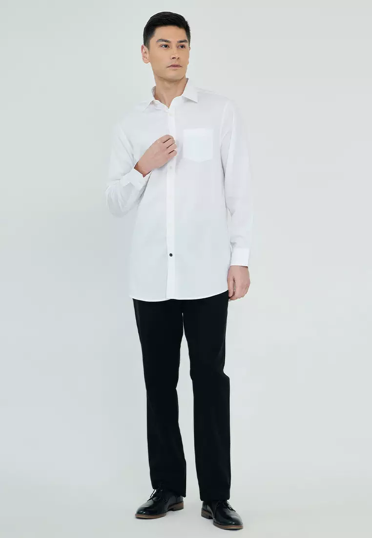 Regular Fit Textured Dress Shirt