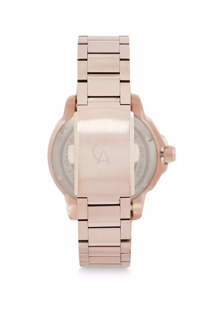 Alexandre Christie Jam Tangan Wanita - Light Pink Rosegold - Stainless Steel - 6609 BFBRGLN