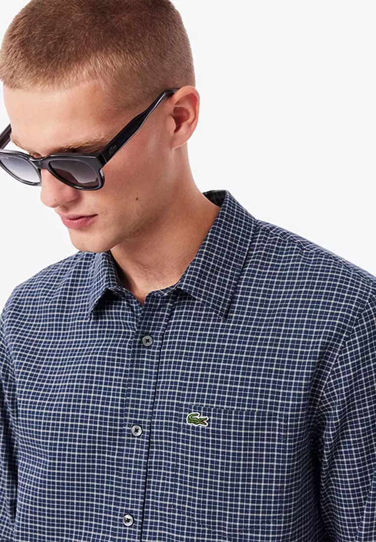 Regular Fit Plaid Flannel Shirt