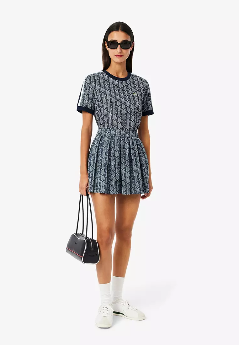 Slim Fit Monogram Jacquard T-shirt