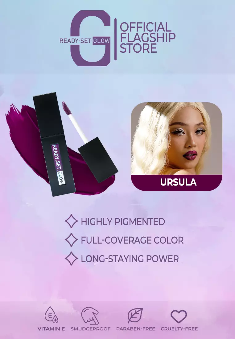 Discount on Ready Set Glow  shoes - SKU: Badass Liquid Lipstick - Ursula (Purple)