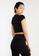 Cotton On Body black Active Twist Front Tee CEF2BAA36BD6EBGS_1