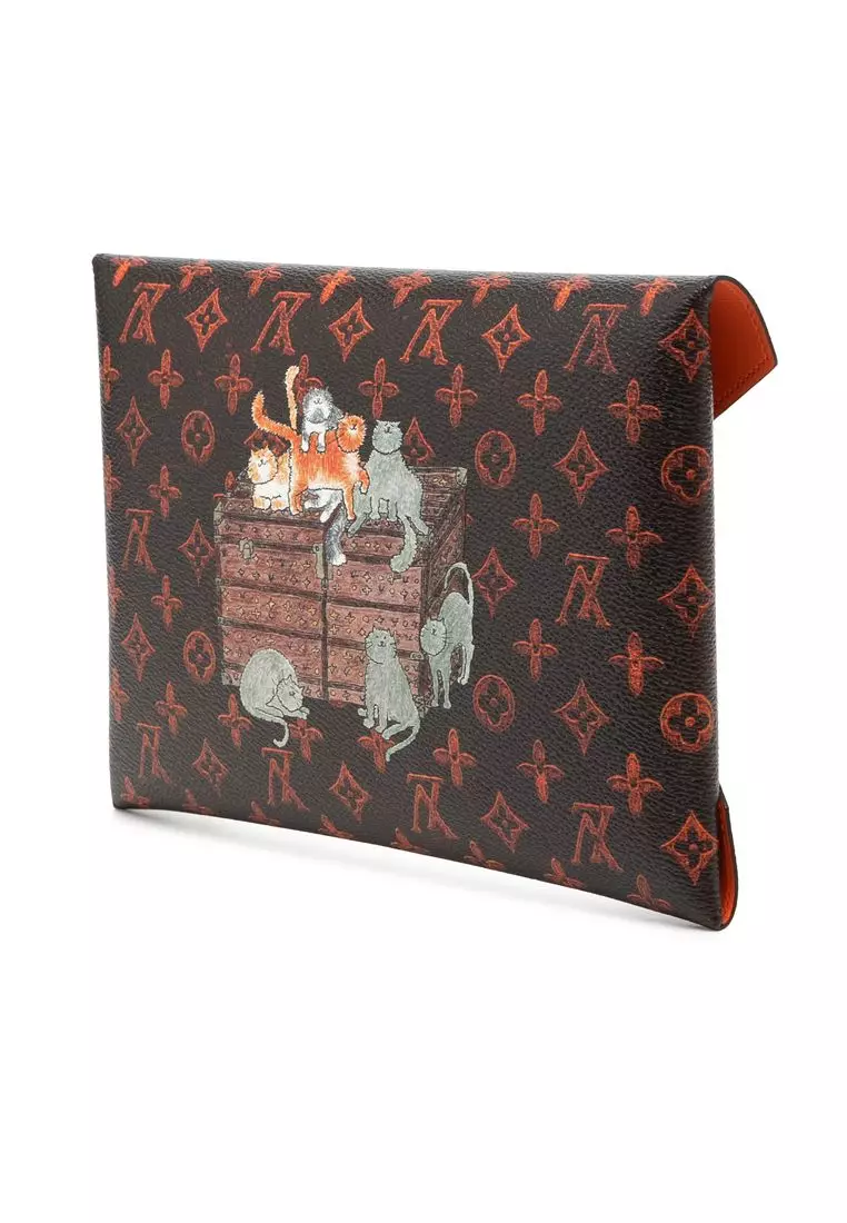 Pre-Loved Louis Vuitton Grace Coddington Catogram Kirigami Pochette Set