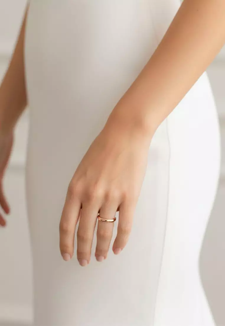 Louise Minimalist Rose Gold Ring