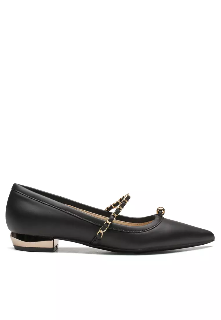 Discount on Twenty Eight Shoes  shoes - SKU: 2.5CM Chain PU Strap Mary Jane Shoes IF2216