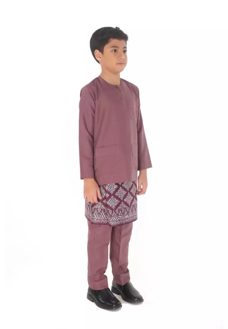 Baju Melayu Moden Teluk Belanga For Kids