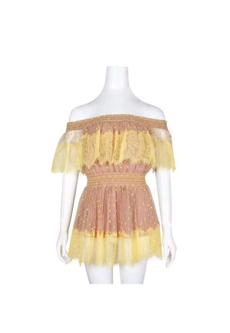 Self portrait yellow top top