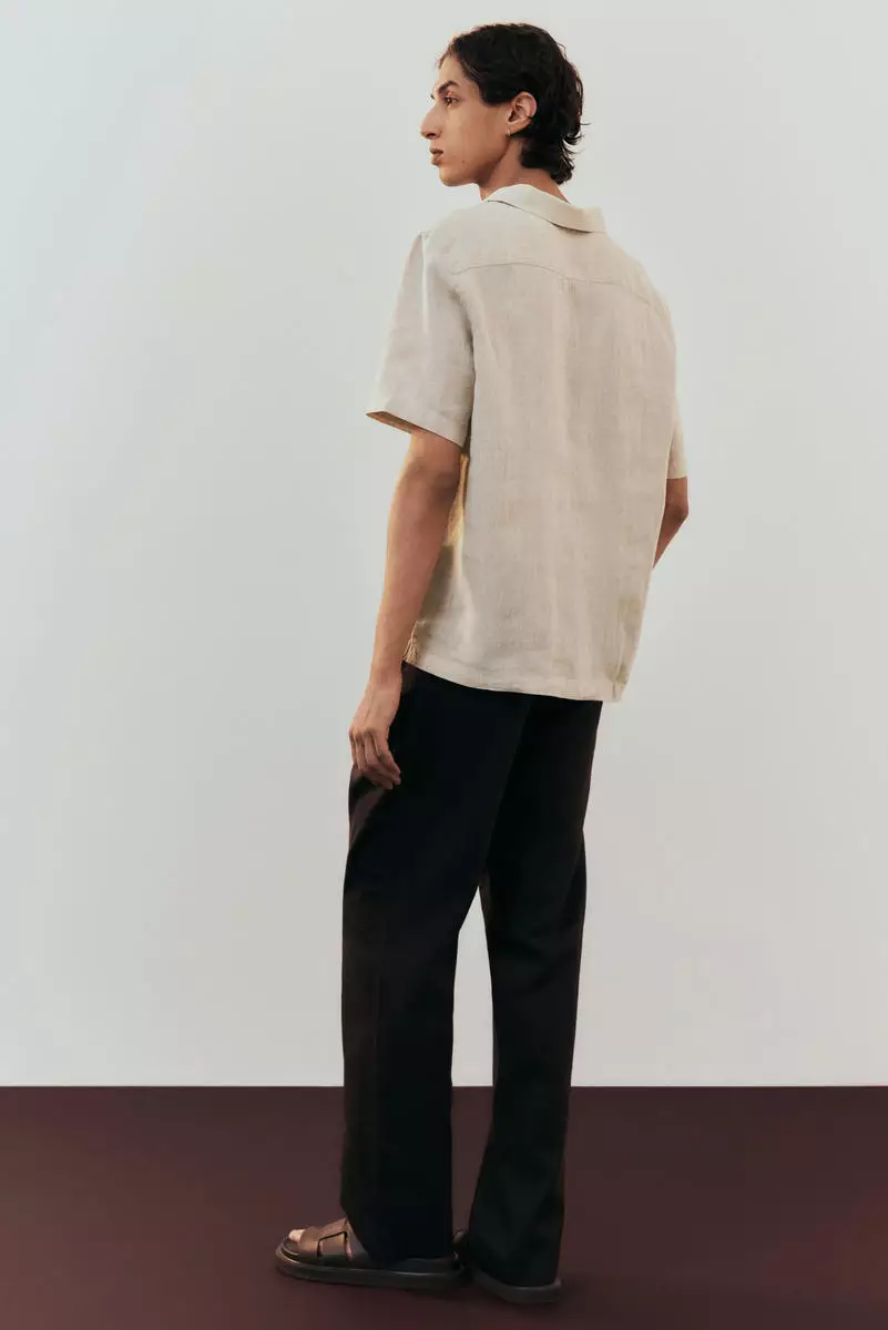 Regular Fit Linen resort shirt