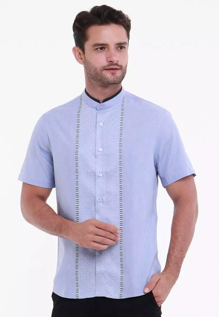 MAGINOT BILALBLUE Koko Slim Fit Lengan Pendek