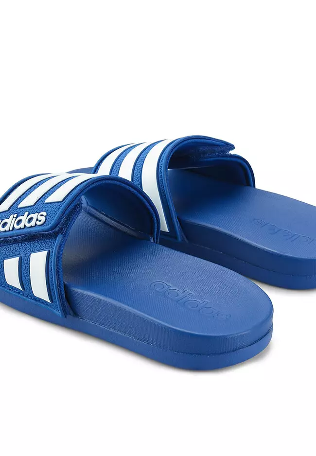 royal blue adidas slides