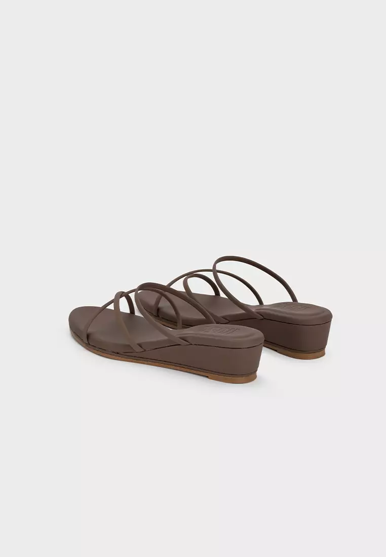 STRAPPY CLOUDFOAM WEDGE HEEL SLIDE
