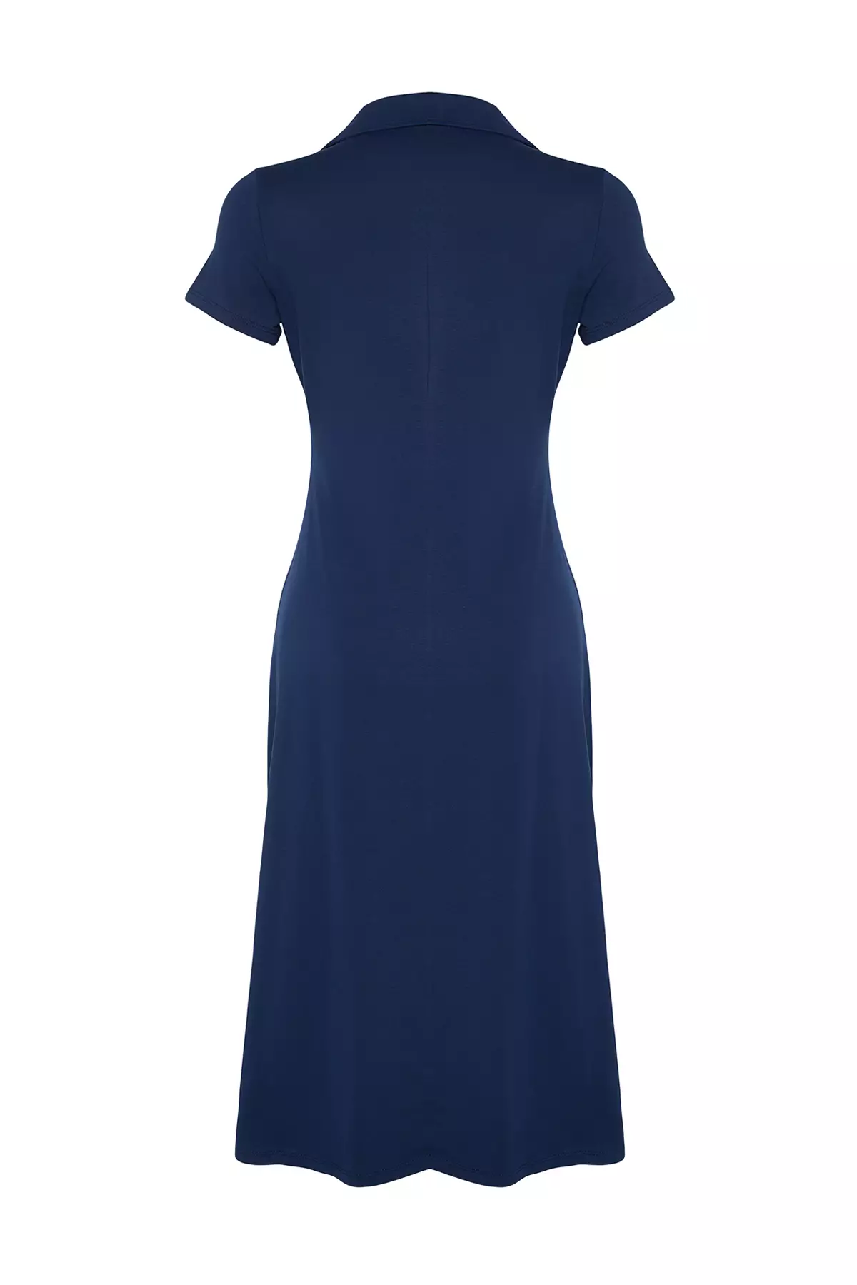 Short Sleeves Midi Dress