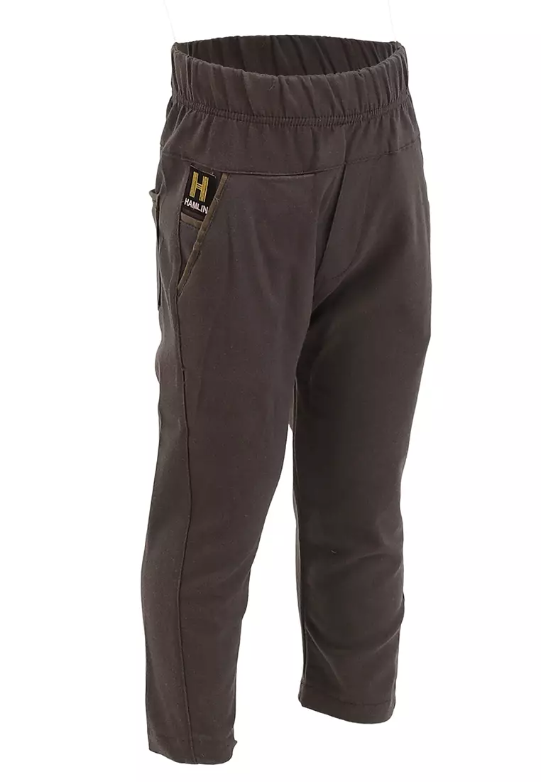 Presleyy Celana Chino Panjang Anak Laki-laki Skinny Pants Stretch Material Cotton Twill ORIGINAL - Dark Gray