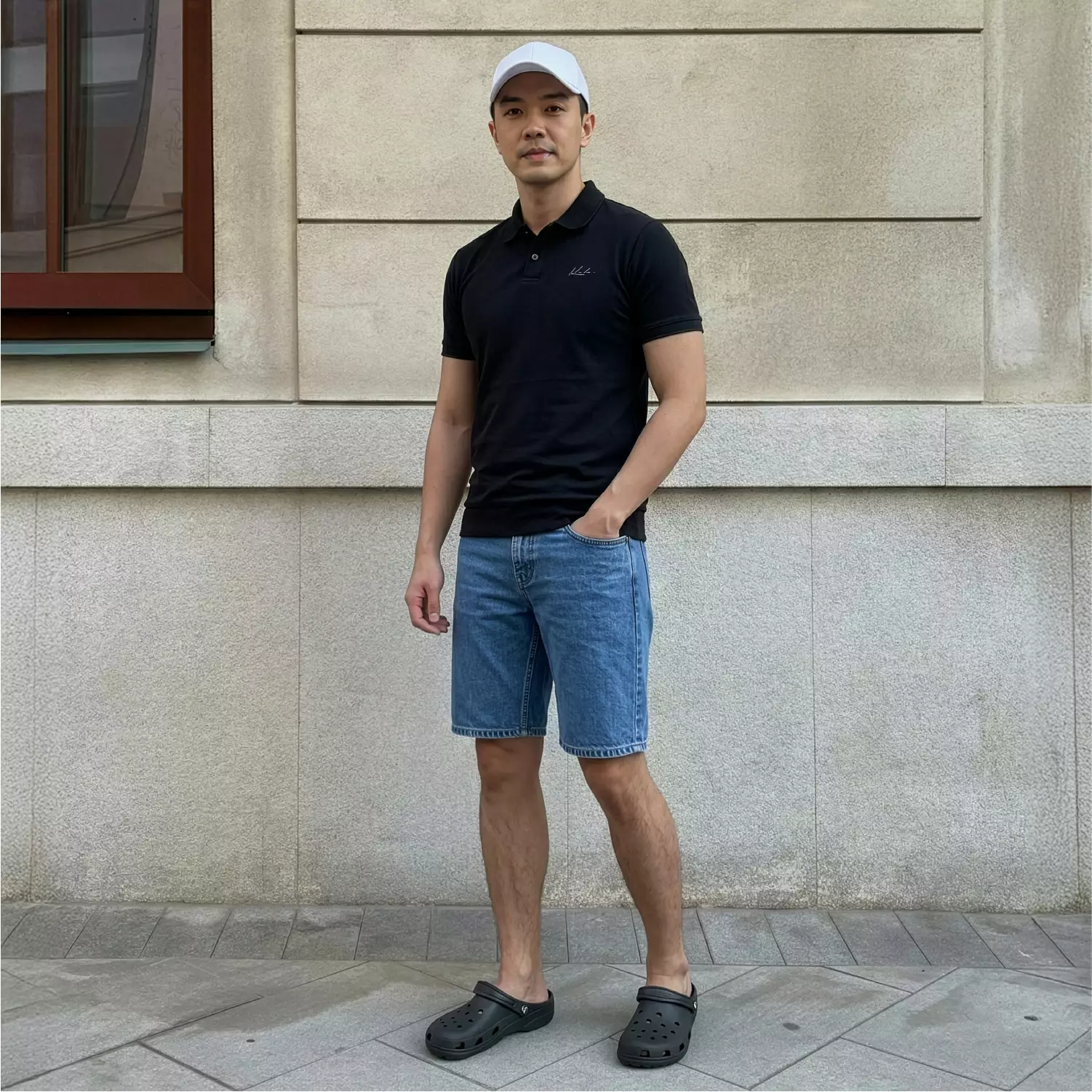 Kale HUGO BLACK / Polo Shirt Lengan Pendek Pria