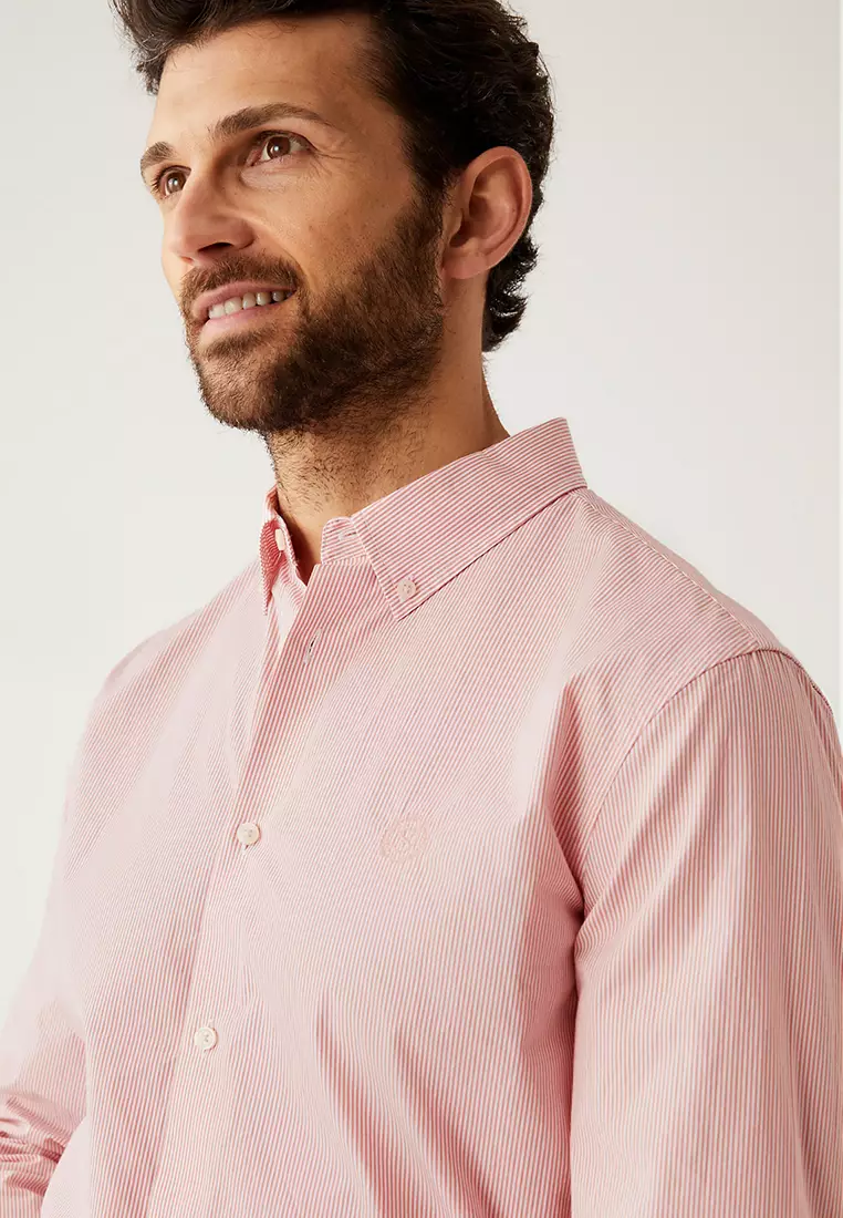 Pure Cotton Striped Shirt