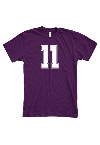 MRL Prints purple Number Shirt 11 T-Shirt Customized Jersey 31C3FAAE8F1C39GS_1