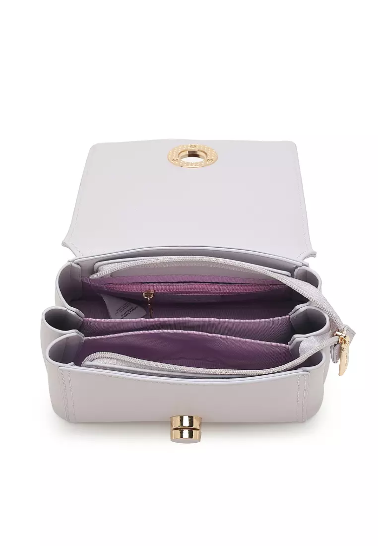 Women's Top Handle Bag / Sling Bag / Crossbody Bag (Tas Selempang / Tas Tangan) - Ungu