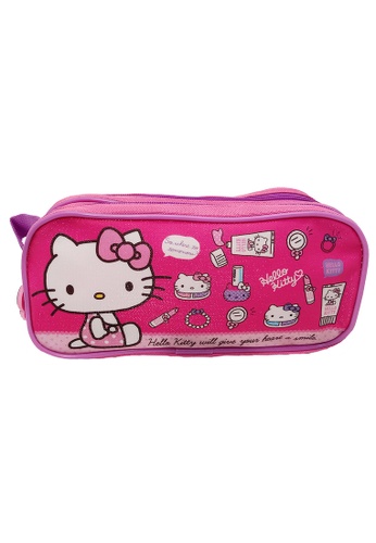 Buy Hello Kitty Hello Kitty Double Zip Square Pencil Bag Online