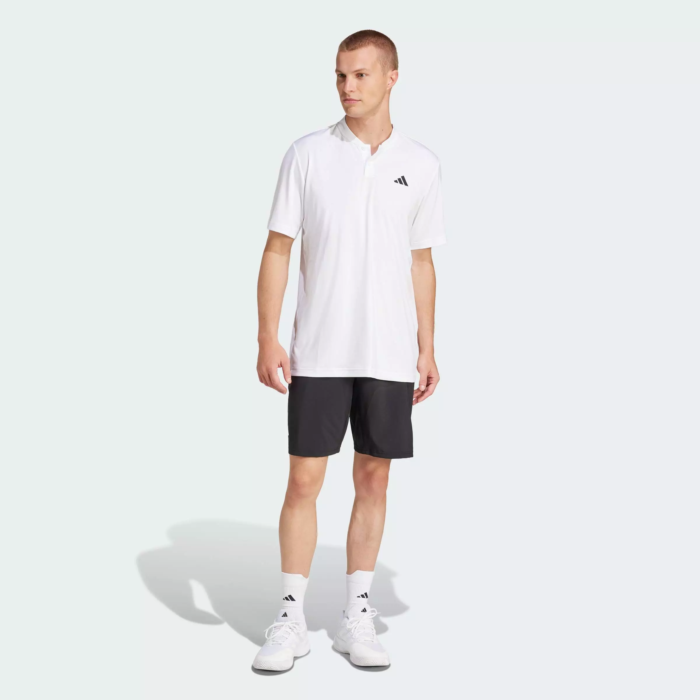 Tennis & Padel Tennis Club Tennis Climacool Henley Shirt Men White JD8645