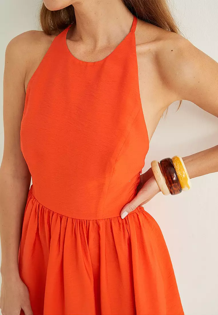 Mini Halter Neck Dress