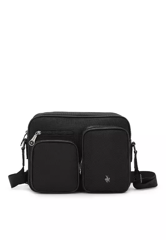 Men's Sling Bag / Crossbody Bag - Black