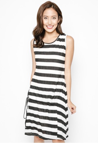 Basic Tied Stripe Dress