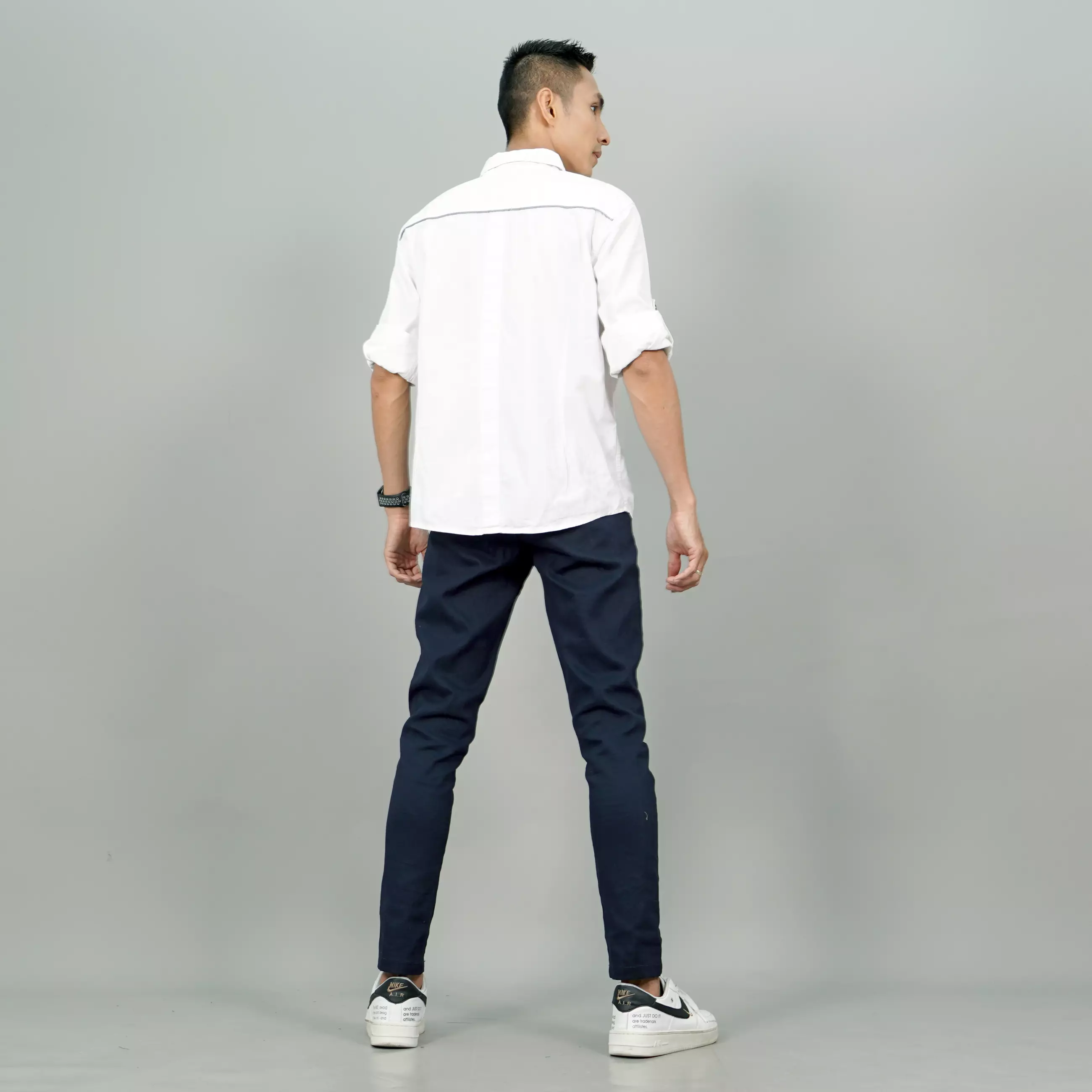 Okechuku JAVIER Celana Panjang Pria Celana Chinos Pria Chino Pants - NAVY