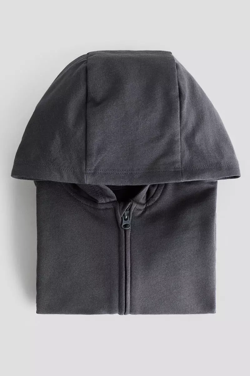 Zip-through hoodie