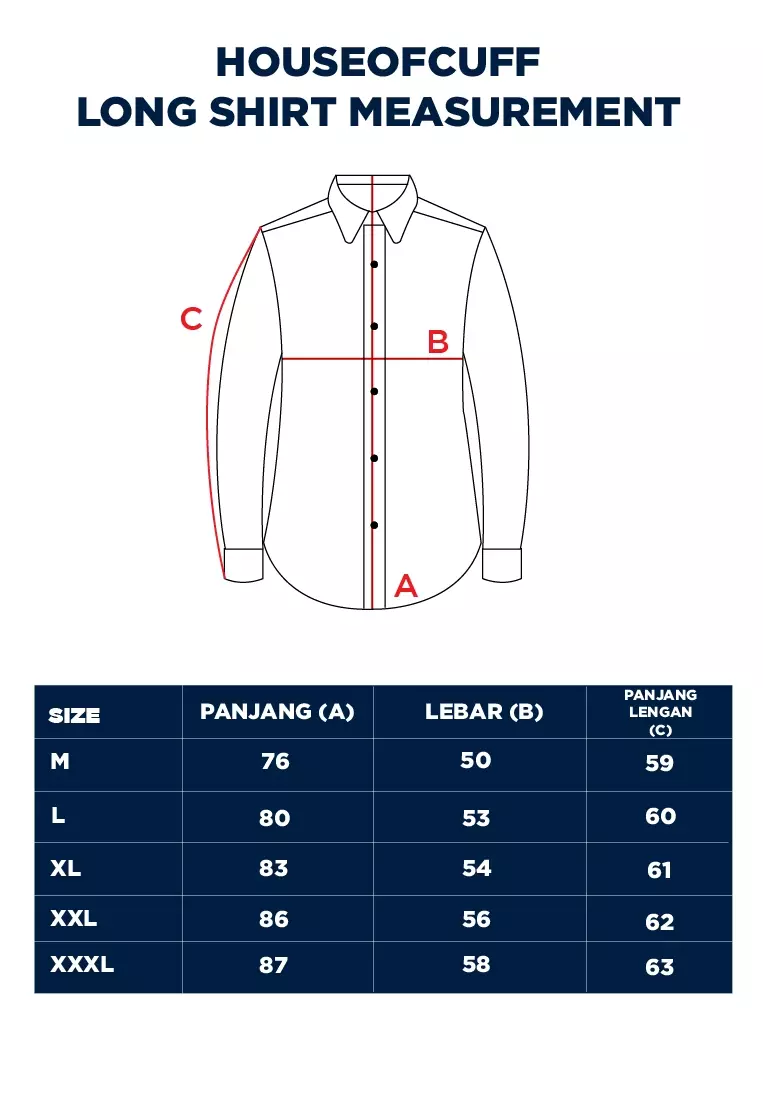 Kemeja panjang pria formal slim fit hitam kotak cokelat houseofcuff