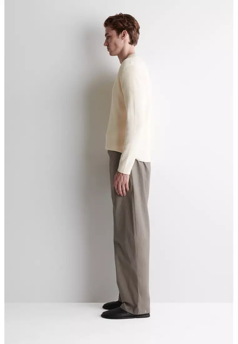 COTTON CREW-NECK JUMPER