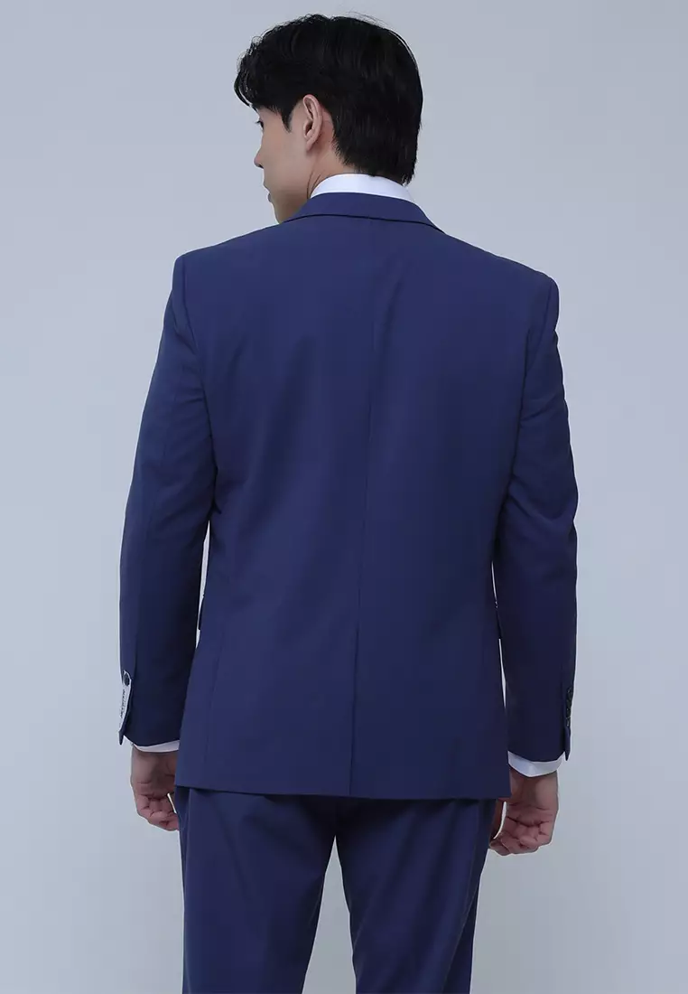 Basic Formal Suit Jacket with Stretch