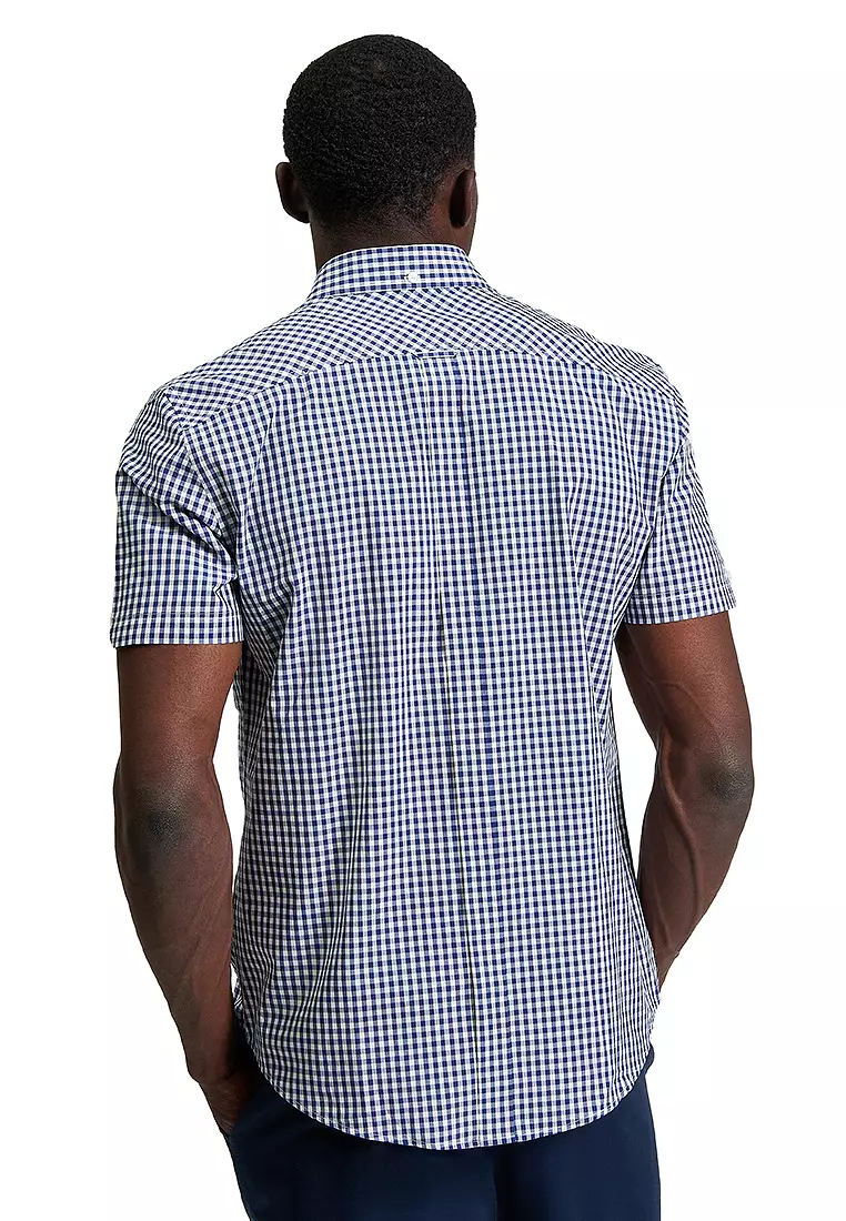 Short Sleeves Signature Gingham Shirt