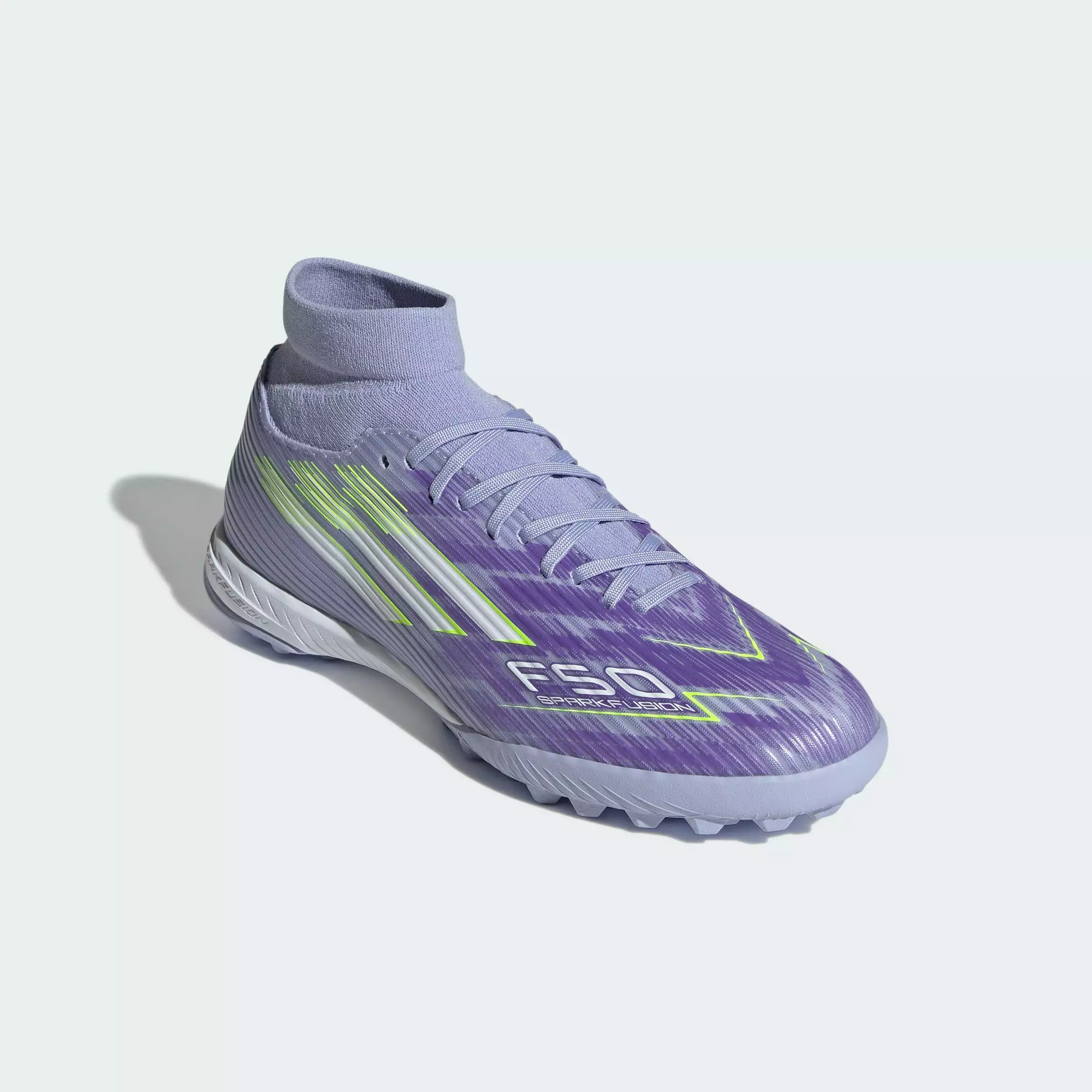 Football F50 Sparkfusion League Turf Boots Women Purple JI0014