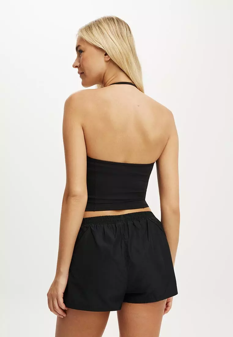 Ultra Move Scoop Halter Tank Top